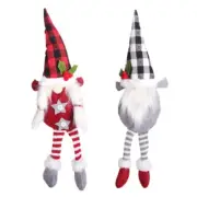 Christmas Curtain Buckle Faceless for Doll Ornament Gnome Curtain Buckle Ho