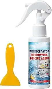 Freezer Cleaner - Windshield Defrosting De-icer Spray - Deices And Cleans Eco-Friendly Food-Grade Cleaner, 120ml Effective Cleaner For Coolers, Freezers, Refrigerators, Windshield,& More