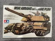 TAMIYA 1/35 Military Miniature Series No.158 M1A1 ABRAMS with MINE Plow Series