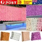 50*100cm Artificial Plant Wall Panels Leaf Flower Hedge Vertical Garden Decor AU