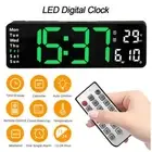 Temperature Date Display Table Clock Alarm Clock LED Digital Wall Clocks
