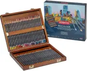 Derwent Procolour Professional Colour Pencils Wooden Box 48 Assorted 2302523