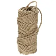 Natural Jute Twine String 98ft x 6mm Long Strong Ribbon Twine Rope Khaki