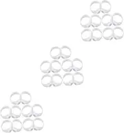 Baluue Sets Silicone Toe Covers Magnetic Toe Rings Flexibility Trainer Home Travel Acupoint Ring Pairs