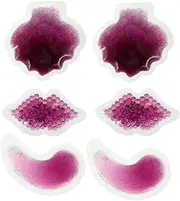 [BEBEMOKO] 6pcs Packs Beauty Bag Cold Compress for Eyes Dry Cold Cold Compress Heated Eye for Dry Eyes Cooling Pads Freeze Under Eye Purple