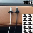 10pcs Car Accessories Wire Cord Cable Tidy Holder Drop Clip Organizer Line Fixer