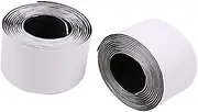 ERINGOGO 1Roll DIY Self Adhesive Pedalboard Tape for Guitar Effect Pedals Temperature Resistant Convenient for Pedal Board Setup Black White Loop