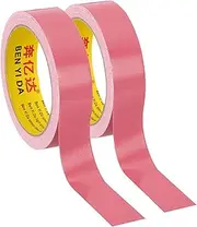 uxcell 1"x0.01" Bookbinding Tape, 22 Yard Total 2 Roll Cloth Bookbinding Repair Tape Book Binding Tape Self Adhesive for Repairing Old Books, Pink