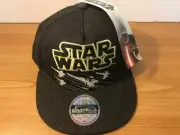 Brand New Star Wars Youth Cap Hat Black Denim SnapBack One Size Fits Most