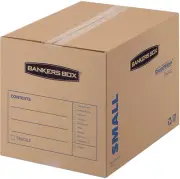 Small Moving Box 15 Pack, Pre-Printed for Labeling, 16.5-In X 12.25-In X 12.675-