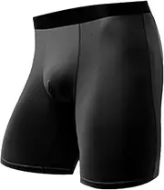 [Maiyifu-GJ] Men's Fat Man High Elasticity Trunks Quick-Drying Anti-Friction Boxer Briefs Sports Ice Silk Underwear