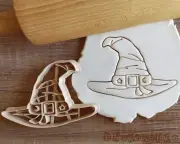 Hat Wizard Mage Magic Magical Cookie Cutter Pastry Fondant Dough Fantasy