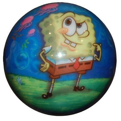 2003 Spongebob Squarepants UNDRILLED Viz-a-Ball Bowling Ball 10 lbs 2 oz RARE