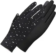 [LEIXIUSM] Ladies Summer Breathable Touchscreen Gloves Electric Car Sunscreen Gloves