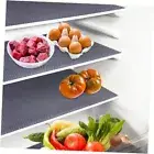 20Pcs Refrigerator Liners, Washable Fridge Liner Shelf Mats 20pcs Grey