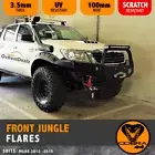 Front Jungle Fender Flares Suitable For Hilux Facelift 2012-15 Guard Arch Black