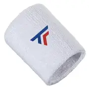 Tecnifibre Absorbent Squash Tennis Sweatband Wristband XL - White