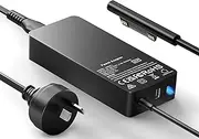 Rigurgito Surface Pro Charger 65W - Surface Laptop Charger for Microsoft Surface Pro 9/8/7+/7/6/5/4/3/X, Surface Laptop 5/4/3/2/1/Studio, Surface Book 2/1, Surface Go 3/2/1 with 10.8ft Power Cord