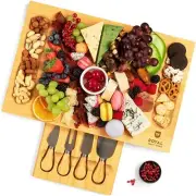 Wood Charcuterie Board Knife Lunch Picnic,Outing, Park, Party, Food,Wine, Serve