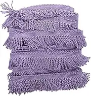 Angoily Polyester Silk Applique Lace Decorative Fringe Trim Sewing Tassel for Curtains