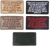 [YOYUMI] Military Patch English Letter Embroidered Patch Hook and Loop Badge Tactical Morale Patch