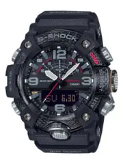 CASIO G SHOCK MASTER OF G MUDMASTER BLACK FACE CASE DIG ANA