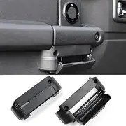 FSYHKJ 2PCS Door Grab Handle Storage Box Organizer Tray Container for Suzuki Jimny 2019-2025 Car Interior Accessories, Black