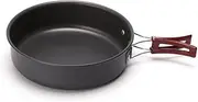 Non-Stick Frying Pan with Folding Handle Cooking Pan Outdoor Camping Picnic Backpack