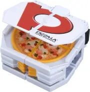 Unitroborn Pizza-La Police Motorcycle Transforming Robot Toy Free Shipping JAPAN
