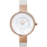 在飛比找PChome24h購物優惠-OBAKU 采麗時刻時尚腕錶-玫瑰金