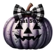 Sublimation Print Purple Pumpkin Halloween Ready To Press Heat Transfer