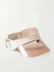 [DIOR Eyewear] DIOR Eyewear - Diorclub V1u Perspex And Cotton-blend Jacquard Visor - Violet - One size One size Purple