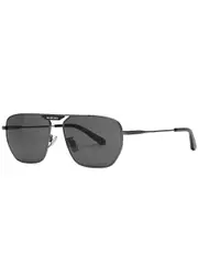 Balenciaga Aviator-style Sunglasses - Grey ONE SIZE