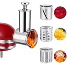 Stainless Steel Slicer Shredder Attachment for KitchenAid Stand Mixer, Large ...
