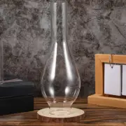 2pcs Clear Lampshade for Oil Lamp Replacement Lamp Chimney Glass Kerosene Lamp
