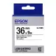 EPSON 原廠標籤帶 一般系列 LK-7WBN 36mm 白底黑字