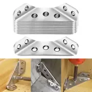 10Pcs Multifunctional Angle Code Furniture Triangle Support Frame for Shelf