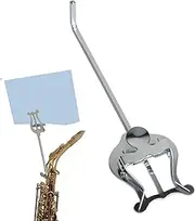 Trumpet Sheet Music Holder, Metal Sheet Music Holder Clip, Portable Musical Score Clamp For Practicing Beginners Marching Band