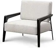 Nathan Fabric Lounge Chair - Silver Grey
