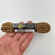 New Dr. Martens Brown & Yellow 140cm 55" Original Laces Made In England 40323514