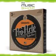 3 Pack, D'Addario Pro-Arte EJ43-3D Light Tension Nylon Classical Guitar Strings