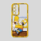 The Simpsons Samsung Galaxy Transparent Phone Case A23 5G 01