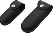 Vagocom 2Pcs Nylon Case with Belt Loop for Multitool,Pocket Knife Holder Sheath for Folding Knife(One Small Size + One Large Size)