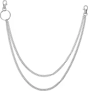 [TOGEVAL] Versatile Pants Chain Fashionable Wallet Clasp Keyring for Men Jeans Chain Decorative Accessory