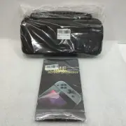 Nintendo Switch Travel Case And Screen Protector Black Hard Shell NEW