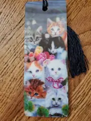 Cats 3D lenticular bookmark