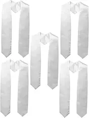 [LIFKOME] 5pcs Graduation Sashes Unisex Stoles for Women Men Graduation Stole Cape Honor Sash