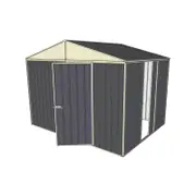 Build-a-Shed 3.0 x 2.3 x 2.3m Gable Single Sliding Side Door Shed - Grey