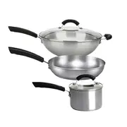 Meyer Centennial Stainless Steel Induction 3 Piece Cookware Set