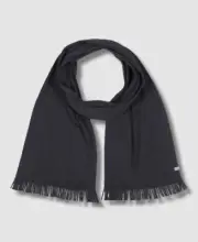 $58 Calvin Klein Men's Gray Pinstripe Rasch Neck Warmer Scarf One Size
